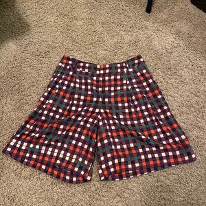 Colorful Checkered Women's Shorts